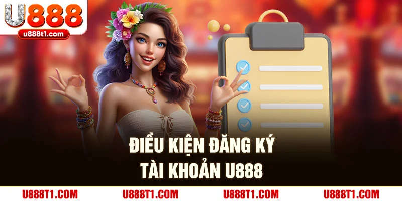 Điều kiện đăng ký tài khoản U888